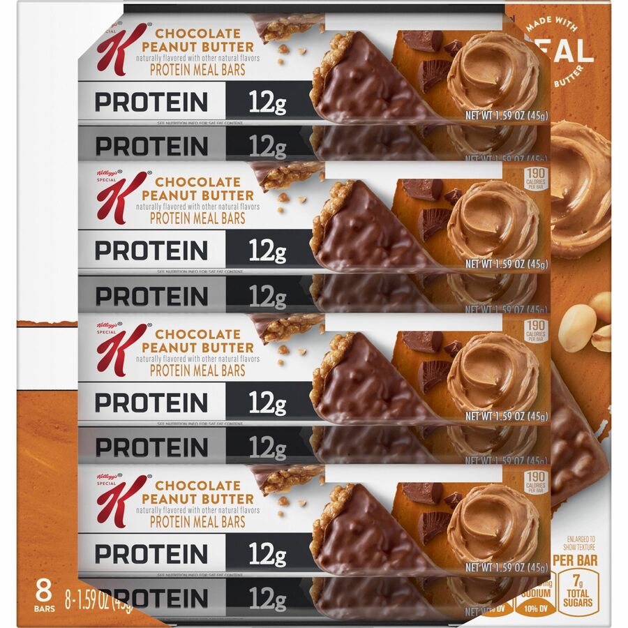 Chocolate, Peanut Butter - 1.59 oz - 8 / Box