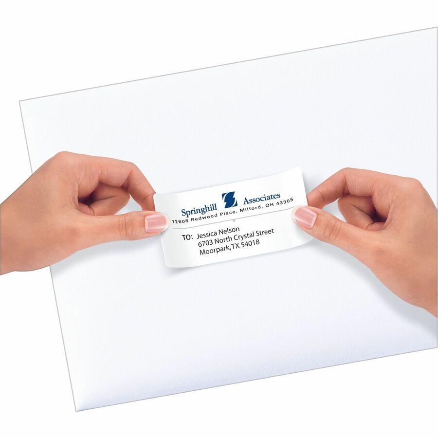2" Width x 4" Length - Permanent Adhesive - Rectangle - Inkjet - Matte White - Matte - Paper - Adhesive, Customizable, Damage Resistant, Jam Resistant, Removable, Repositionable - 10 / Sheet - 10 Total Sheets - 250 Total Label(s) - 1 Pack