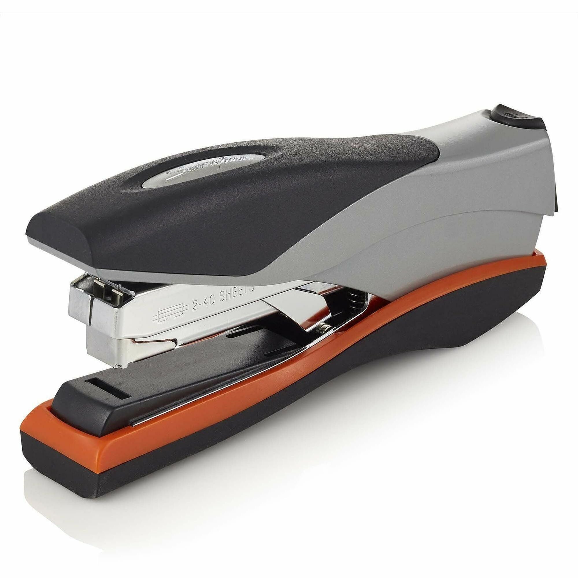 Staples Upto 40 Sheet of 20lb Paper - Holds Upto 210 Staple - Full Strip - Staple Size: 0.25" - Front Loading - Silver, Black - Metal - 1 Each