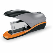 Staples Upto 70 Sheet of 20lb Paper - Holds Upto 105 Staple - Half Strip - Staple Size: 0.37" - Front Loading - Silver, Black - Metal - 1 Each