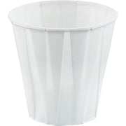 Solo 3.5 oz Treated Paper Souffle Portion Cups - 3.50 fl oz - White - Paper - Medicine - 100 / Pack