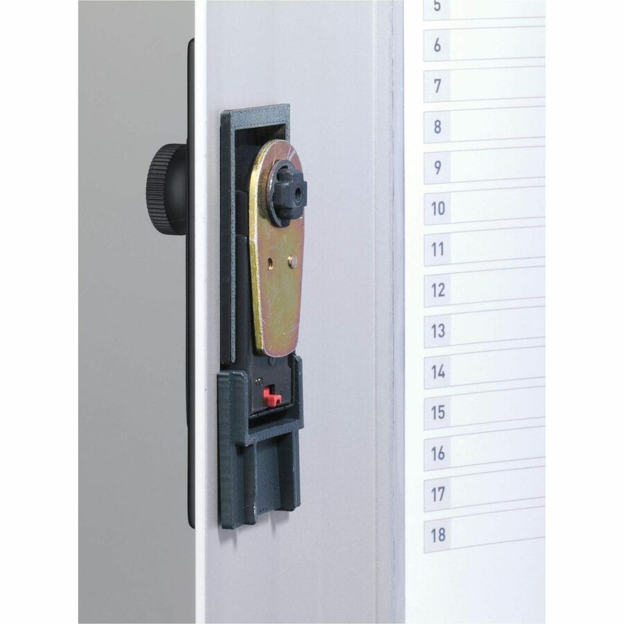 11.1" Width x 4.8" Depth x 15.7" Height - Security Lock - Silver - Aluminum