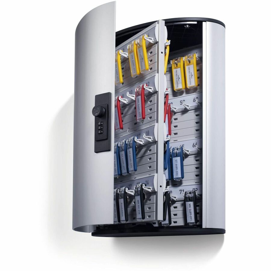 11.1" Width x 4.8" Depth x 15.7" Height - Security Lock - Silver - Aluminum