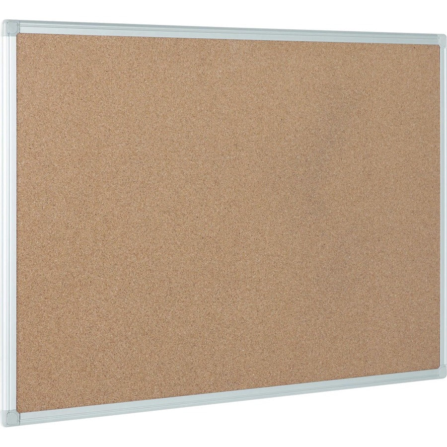 24" Board Height x 36" Board Width - Cork Surface - Self-healing - Aluminum Frame - 1 Each