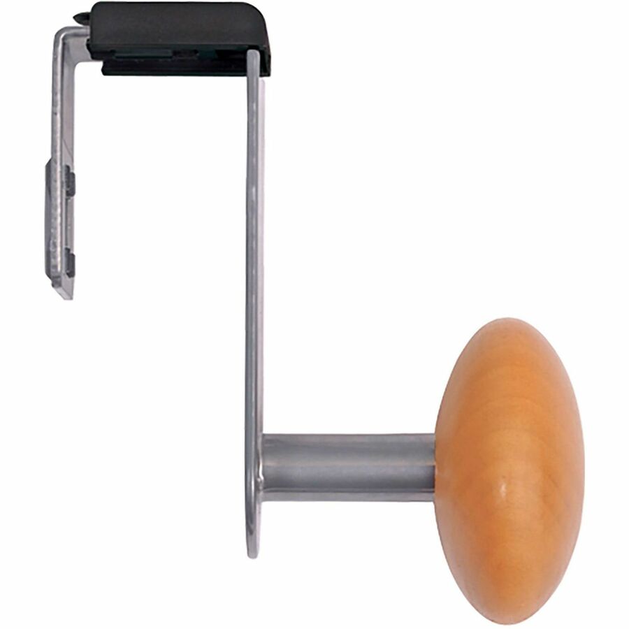 1 Pegs - 4.6" Height x 2.4" Width - for Garment - Silver, Brown - 1 Each