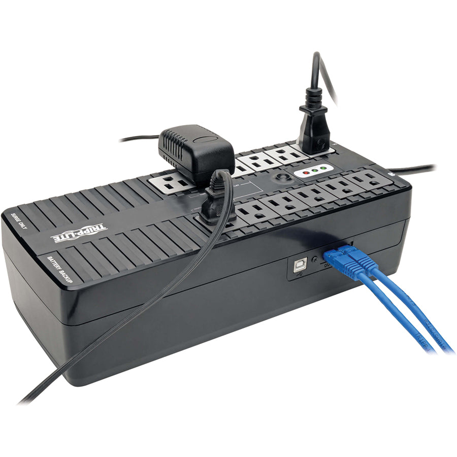 Ultra-compact Desktop/Tower/Wall Mount - 6.50 Hour Recharge - 2 Minute Stand-by - 120 V AC Input - 110 V AC, 115 V AC, 120 V AC Output - Single Phase - USB - 12 x NEMA 5-15R Receptacle(s) - 6 x Battery/Surge Outlet