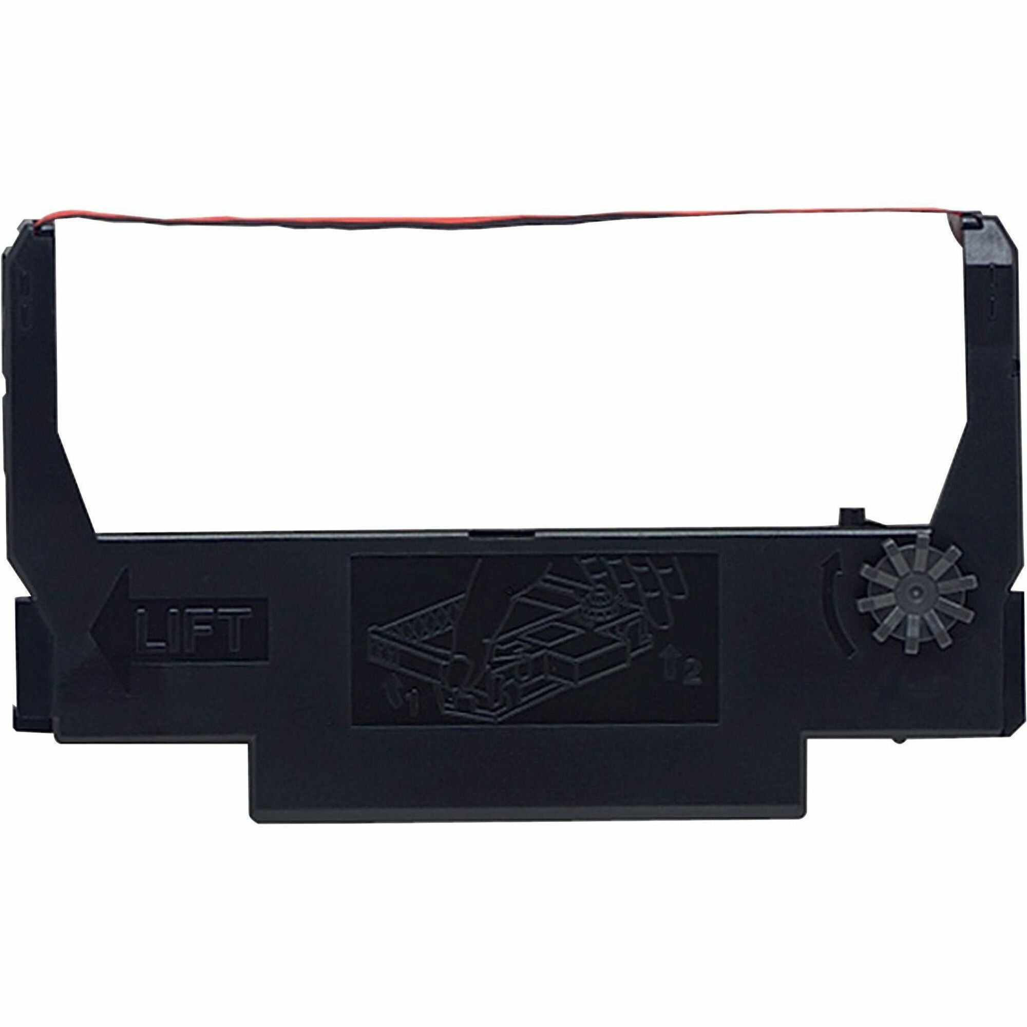 Epson Dot Matrix Ribbon Cartridge - Black/Red - 1 Each