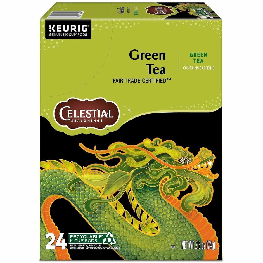 Compatible with Keurig Brewer - Green Tea - 24 / Box