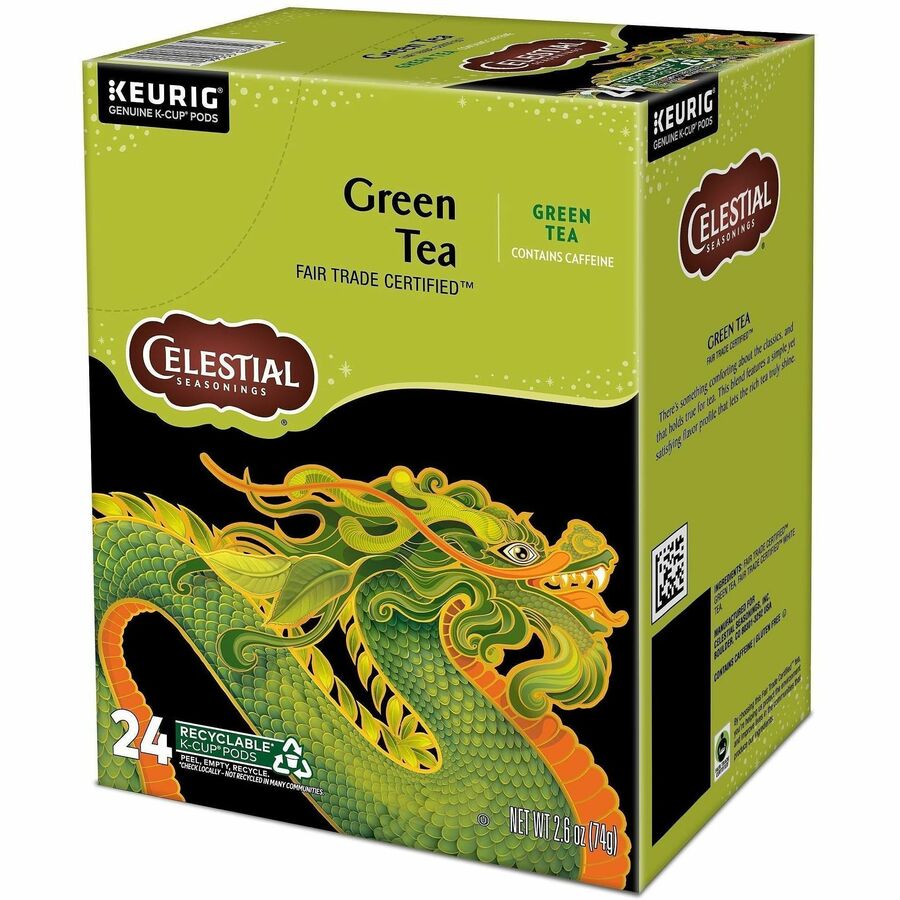 Compatible with Keurig Brewer - Green Tea - 24 / Box