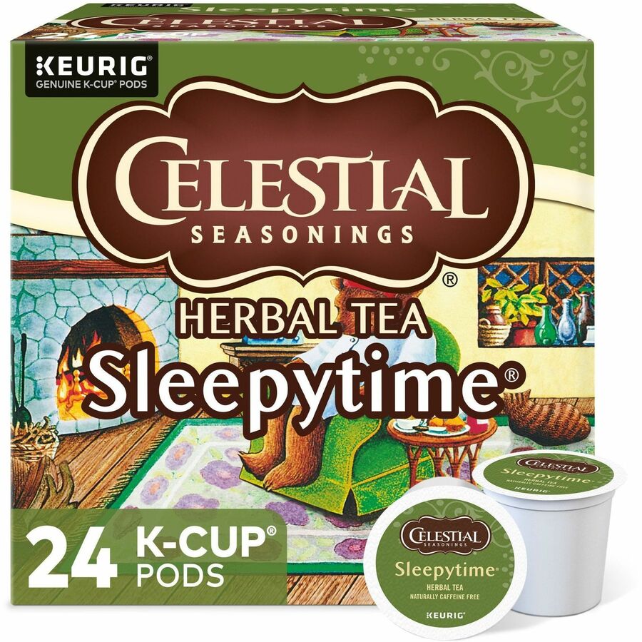 Compatible with Keurig Brewer - Herbal Tea - 24 K-Cup - Caffeine-free - Kosher - 24 / Box