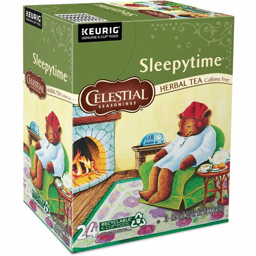Compatible with Keurig Brewer - Herbal Tea - 24 K-Cup - Caffeine-free - Kosher - 24 / Box