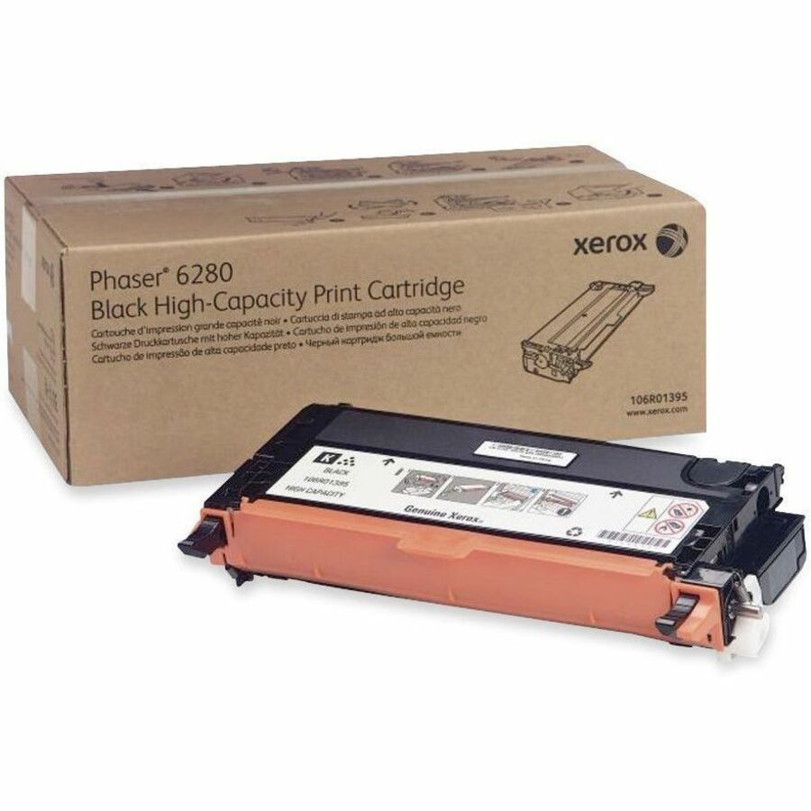 Xerox 106R01395 Original High Yield Laser Toner Cartridge - Black - 1 Each
