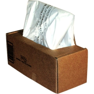 20 gal - 40.3" Height x 30.5" Width x 13" Depth - Plastic - Clear - 50 / Carton