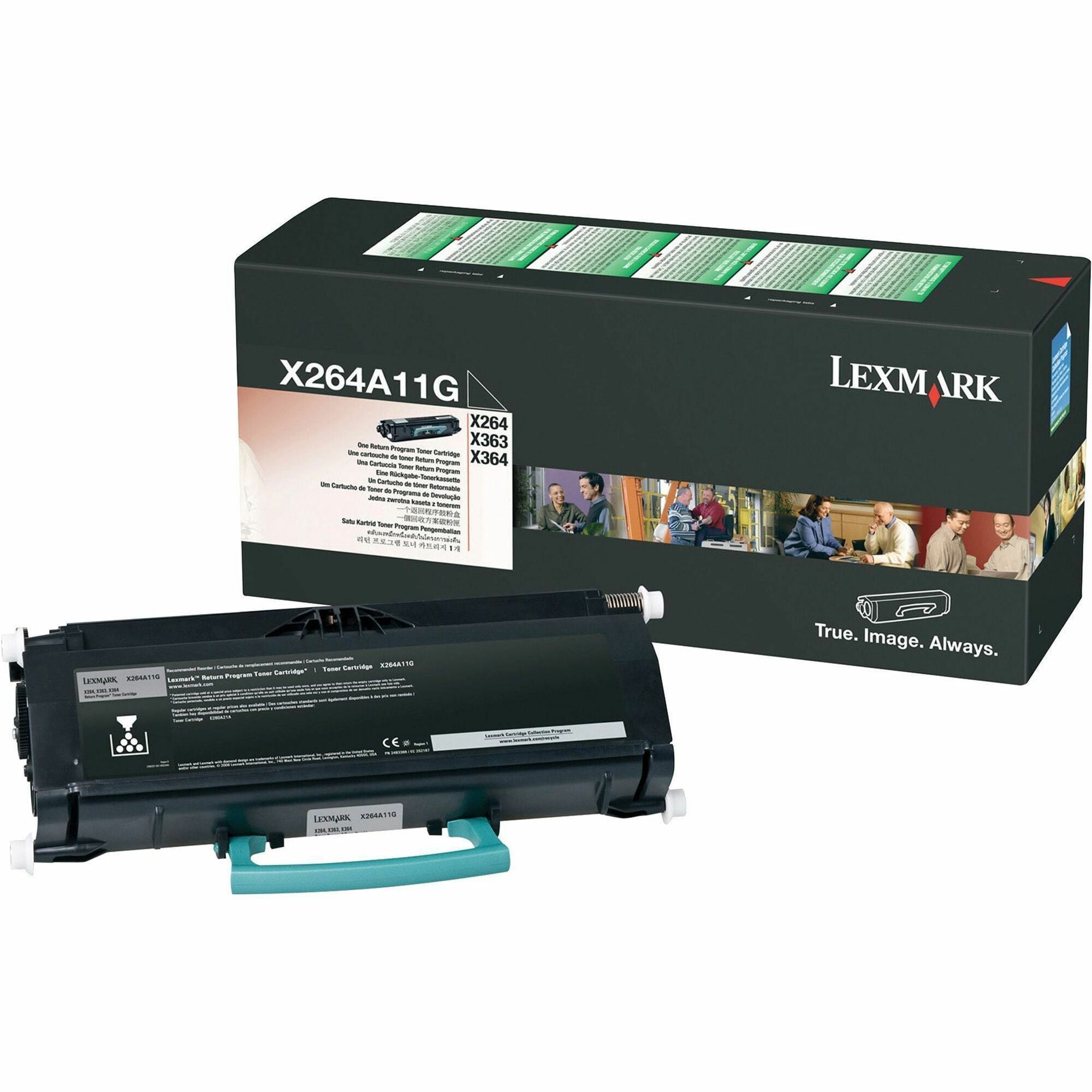 Lexmark Original Black Laser Toner Cartridge, 1 Each, 3500 Page Yield