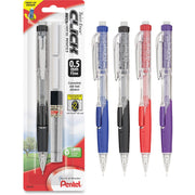 Twist-Erase Click Mechanical Pencil (0.5mm) Clear Barrel, 1-Pack with Lead & 2 Erasers