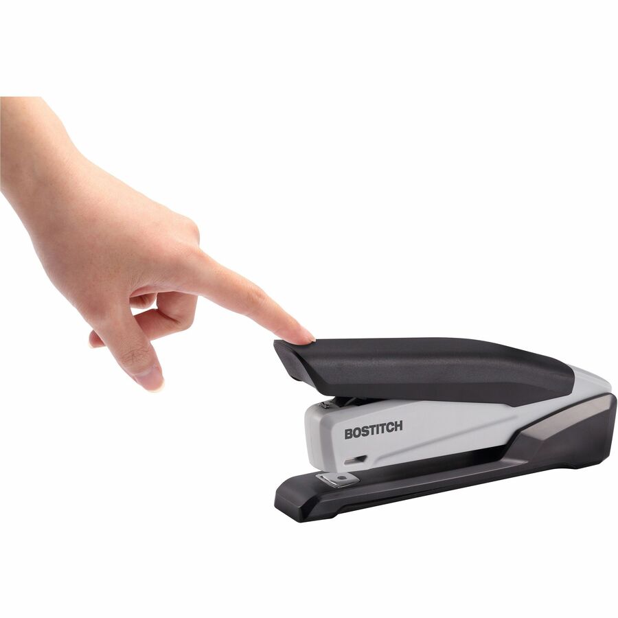 Staples Upto 20 Sheet of 30lb Paper - Holds Upto 210 Staple - Full Strip - Staple Size: 0.25" - Gray, Black - Rubber - 1 Each