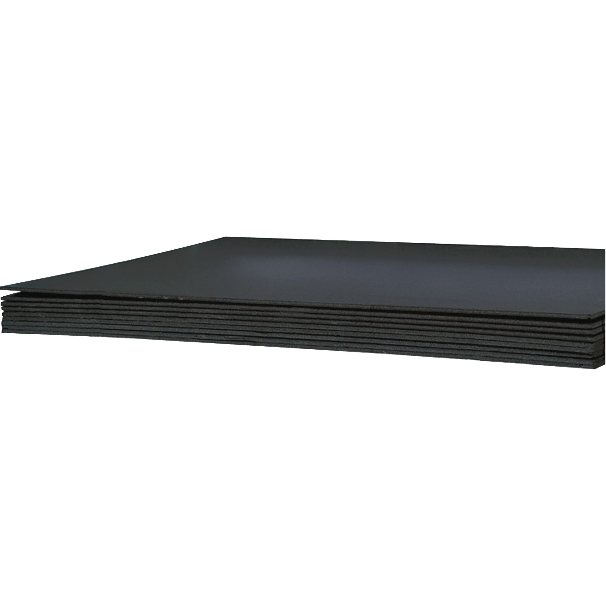 UCreate Foam Board - Art, Craft, Mounting, Display, Classroom Activities, Frame - 22" Height x 28" Width x 15.6 ft Thickness x 27" Length - Black - Polystyrene - 5 / Carton