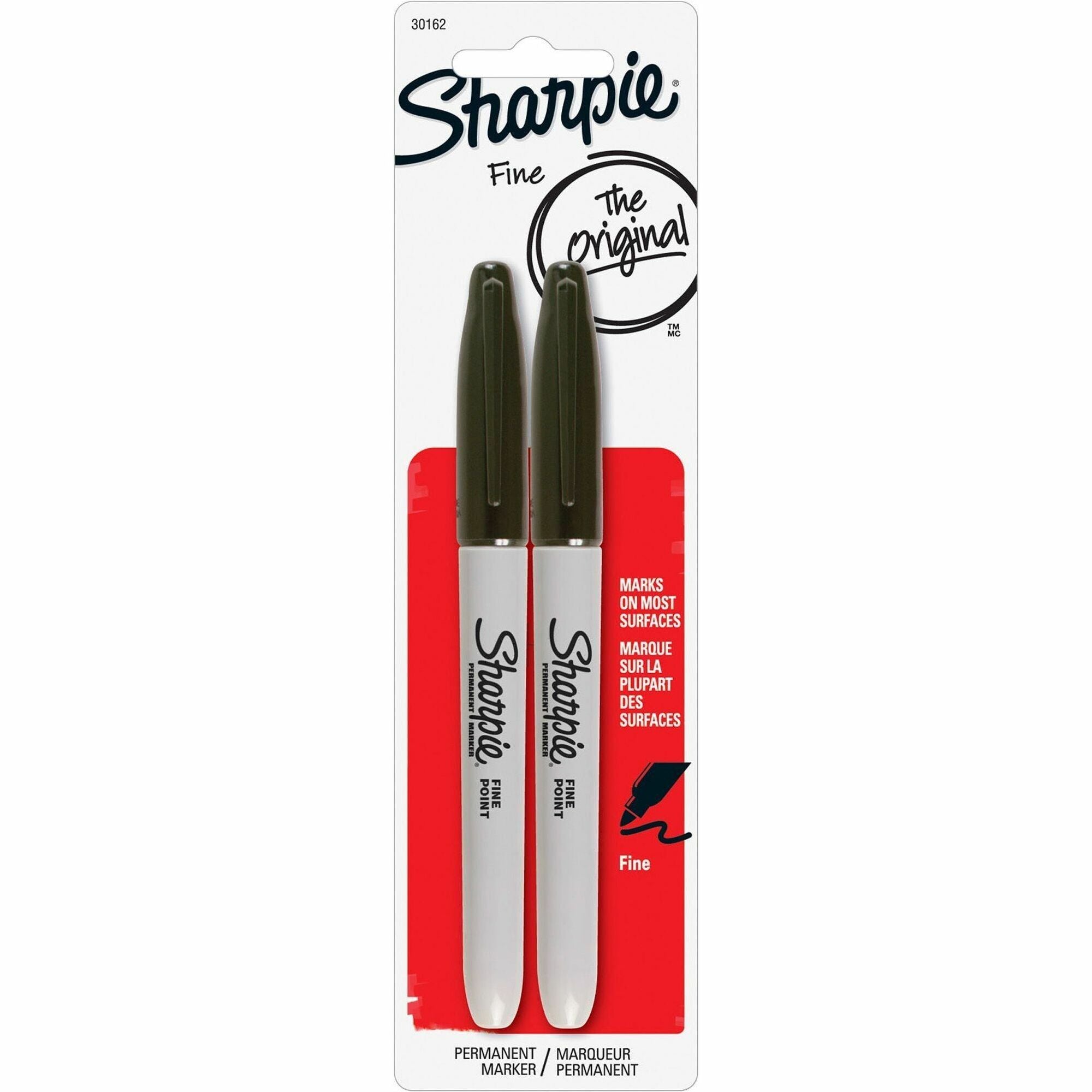 Fine Marker Point - Black Ink - Alcohol Based - 2 / Pack