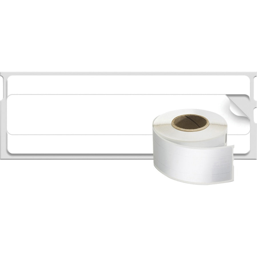 x 9/16" Width x 3 7/16" Length - Roll - Direct Thermal - White - 130 / Roll - 260 / Box