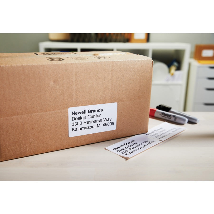 2 5/16" Width x 4" Length - Rectangle - Direct Thermal - White - 300 / Roll - 1 Roll