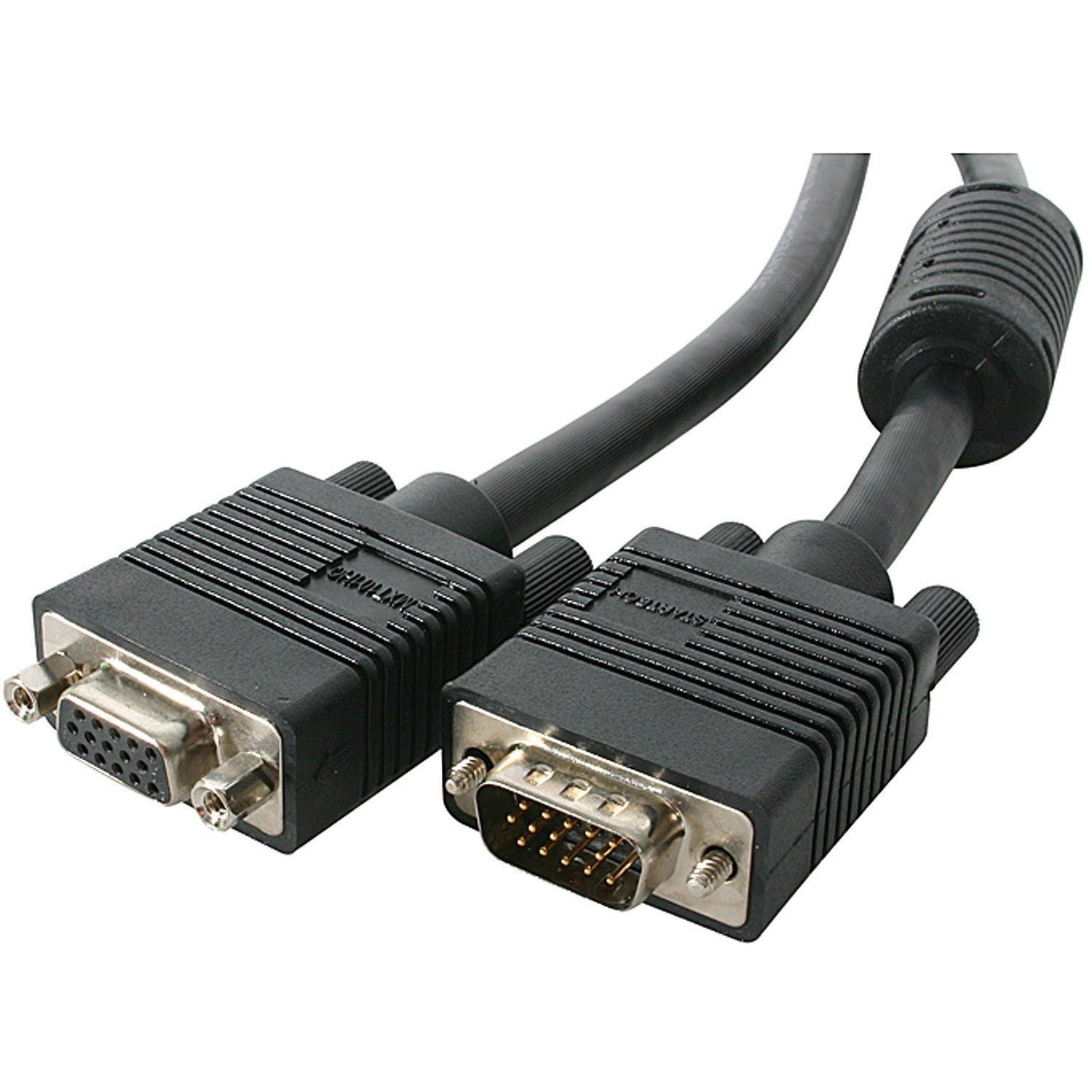 StarTech.com Coax SVGA Monitor Extension Cable - 35 ft Coaxial Video Cable for Video Device, Monitor - First End: 1 x 15-pin HD-15 - Male - Second End: 1 x 15-pin HD-15 - Female - Extension Cable - Supports up to 1920 x 1200 - 28 AWG - Gray - 1 Each