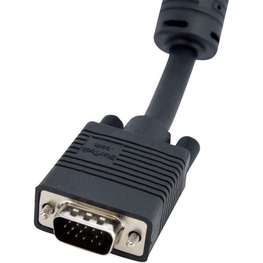 StarTech.com Coax SVGA Monitor Extension Cable - 35 ft Coaxial Video Cable for Video Device, Monitor - First End: 1 x 15-pin HD-15 - Male - Second End: 1 x 15-pin HD-15 - Female - Extension Cable - Supports up to 1920 x 1200 - 28 AWG - Gray - 1 Each