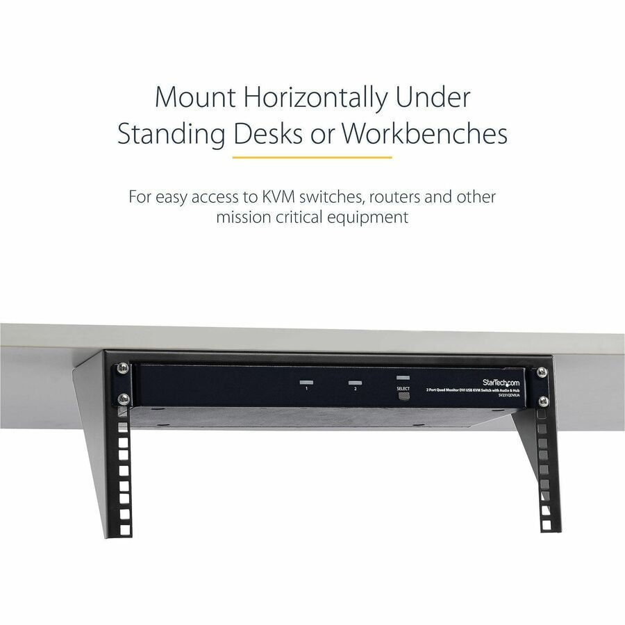 StarTech.com 4U 19in Steel Vertical Wallmount Equipment Rack Bracket