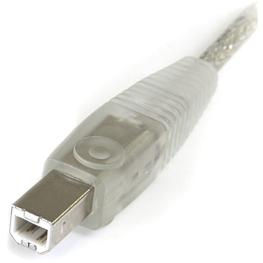 StarTech.com 10 ft Transparent USB 2.0 Cable - A to B