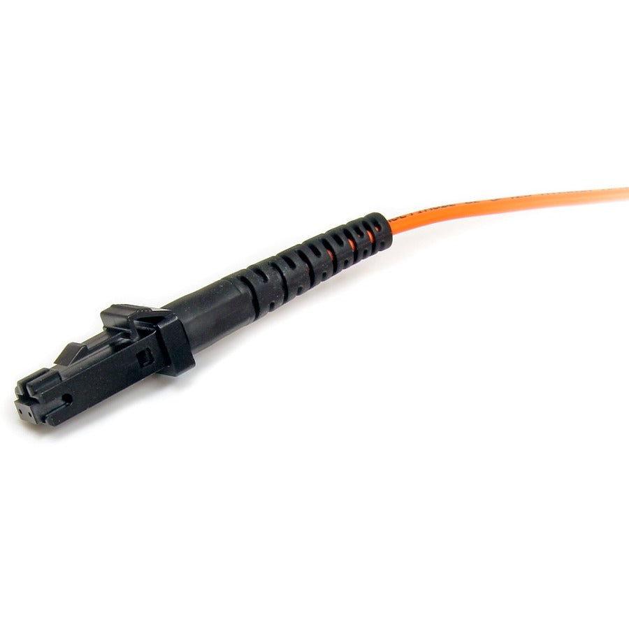 StarTech.com Fiber Optic Duplex Patch Network Cable, 3.28 ft, MT-RJ Male to 2 x ST Male, Multimode 62.5/125 µm, LSZH Jacket, Orange, 10 Gbit/s, 1 Each