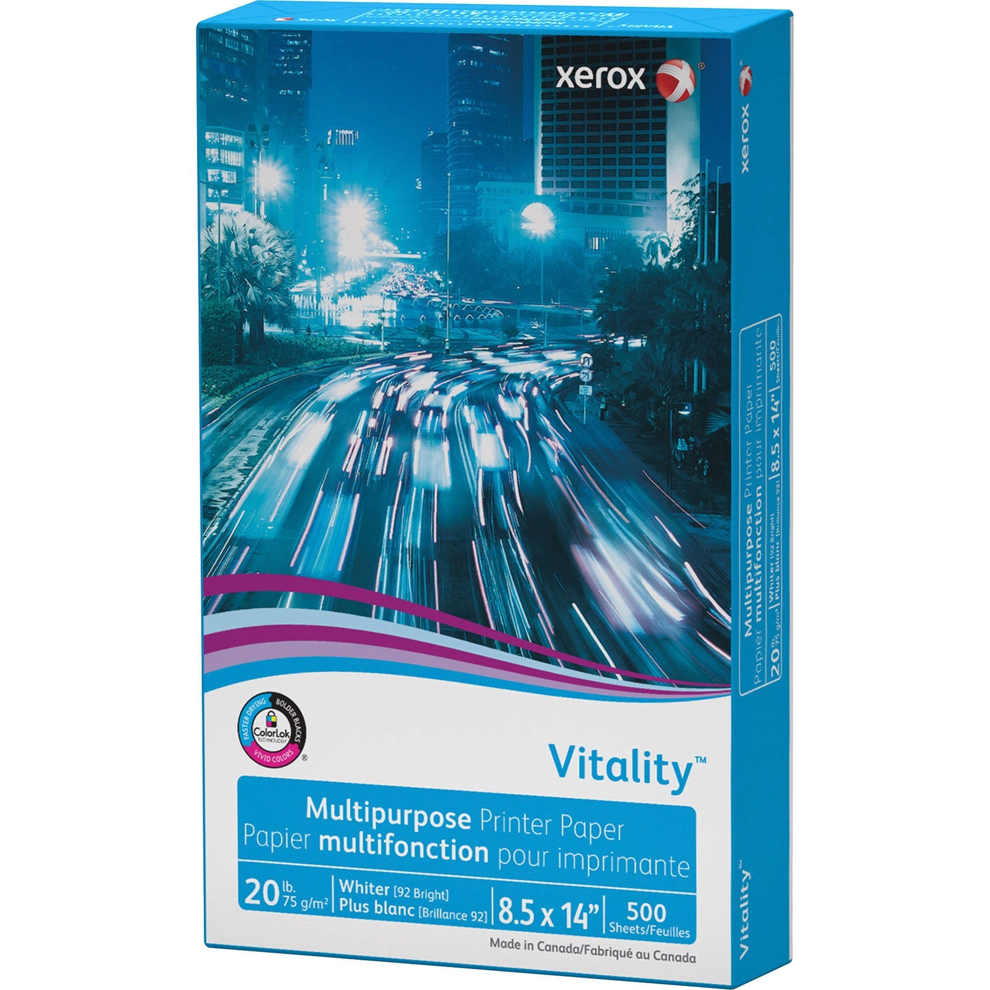 92 Brightness - 8 1/2" x 14" - 20 lb Basis Weight - 500 / Ream
