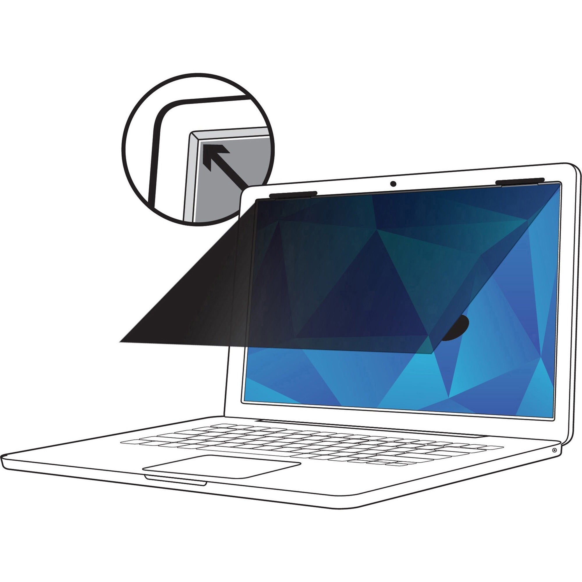 For 14" WidescreenNotebook - 16:9 - Polymer, Plastic - Anti-glare - 1 Each