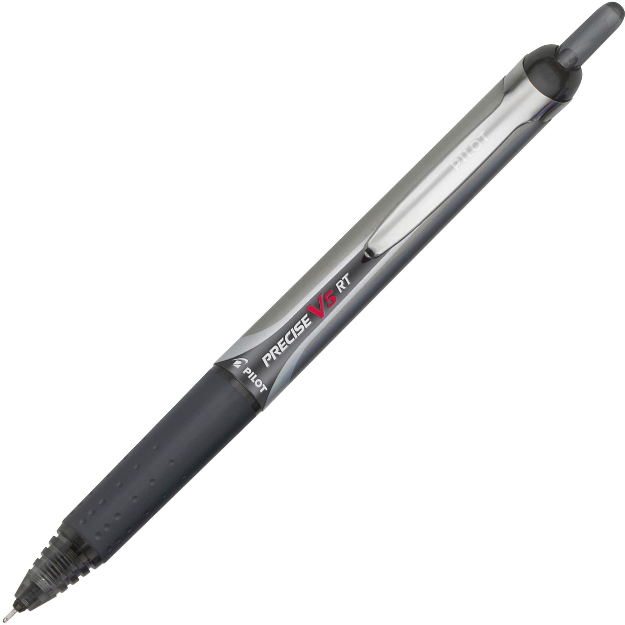 0.5 mm Extra Fine Needle Pen Point - Retractable - Black Ink - 1 Each