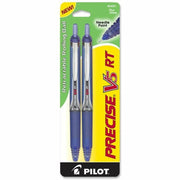 Pilot Extra-Fine Premium Retractable Rolling Ball Pens - 0.5 mm Extra Fine Needle Pen Point - Refillable - Retractable - Blue Ink - Blue Barrel - Writing - 1 Pack