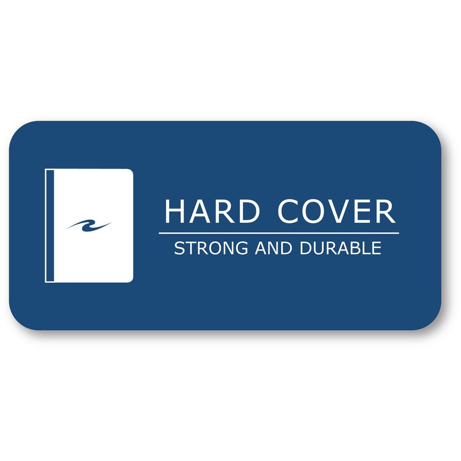Sewn Hardcover Composition Notebook, 80 Sheets / 160 Pages, Ruled Both Sides, 20 lb White Paper, 10-1/4" x 7-7/8", Black Marble Cover