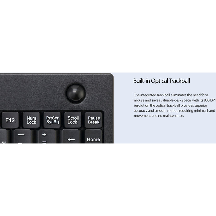 Adesso Mini Trackball Keyboard