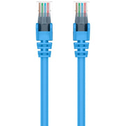Belkin CAT6 Ethernet Patch Cable, RJ45, M/M - 1 ft Category 6 Network Cable for Network Device - First End: 1 x RJ-45 Network - Male - Second End: 1 x RJ-45 Network - Male - Patch Cable - Blue - 1 Each