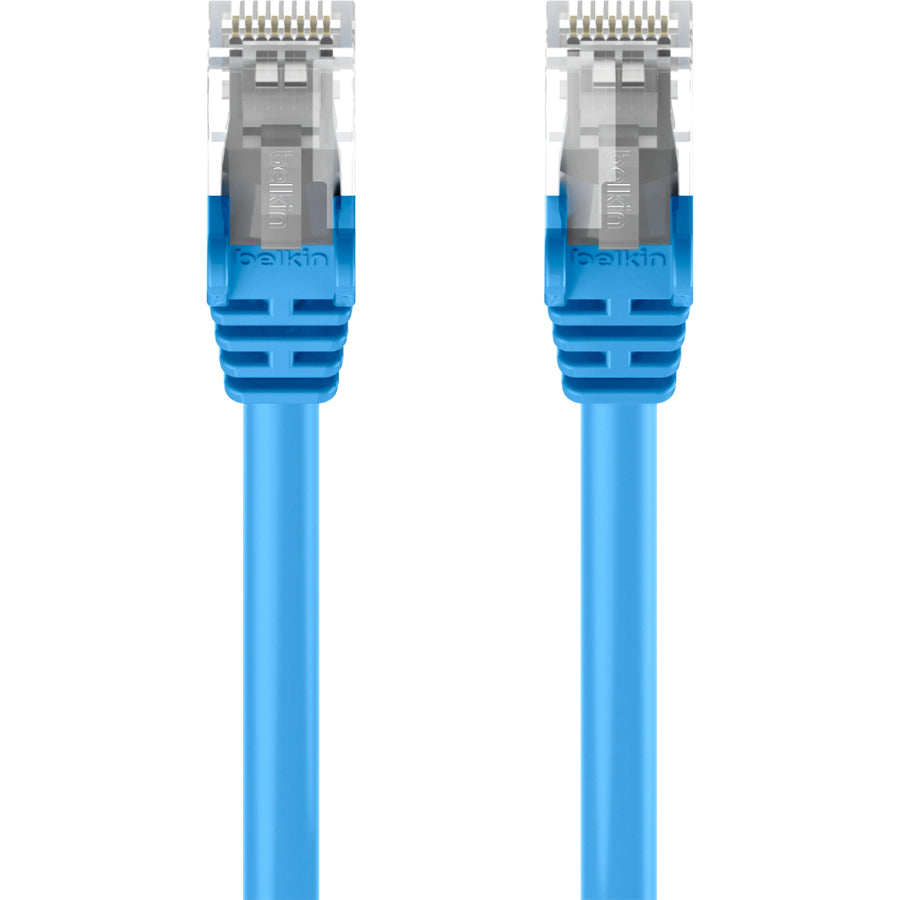 Belkin CAT6 Ethernet Patch Cable, RJ45, M/M - 1 ft Category 6 Network Cable for Network Device - First End: 1 x RJ-45 Network - Male - Second End: 1 x RJ-45 Network - Male - Patch Cable - Blue - 1 Each