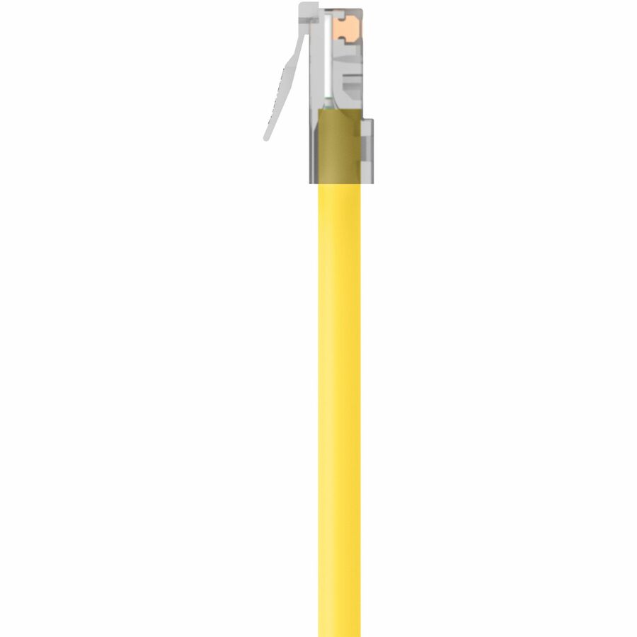 Belkin CAT6 Ethernet Patch Cable, RJ45, M/M - 15 ft Category 6 Network Cable for Network Device - First End: 1 x RJ-45 Network - Male - Second End: 1 x RJ-45 Network - Male - Patch Cable - Yellow - 1 Each