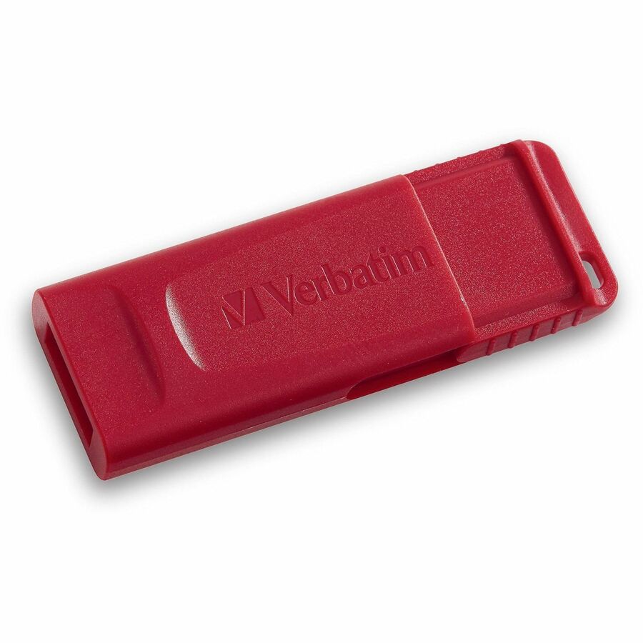 64 GB - USB 2.0 Type A - Red - Lifetime Warranty - 1 Each