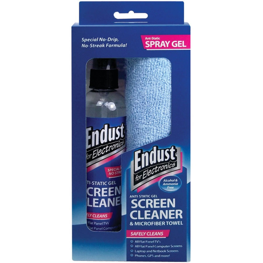 For Display Screen - Streak-free, Ammonia-free, Alcohol-free - 1 Kit