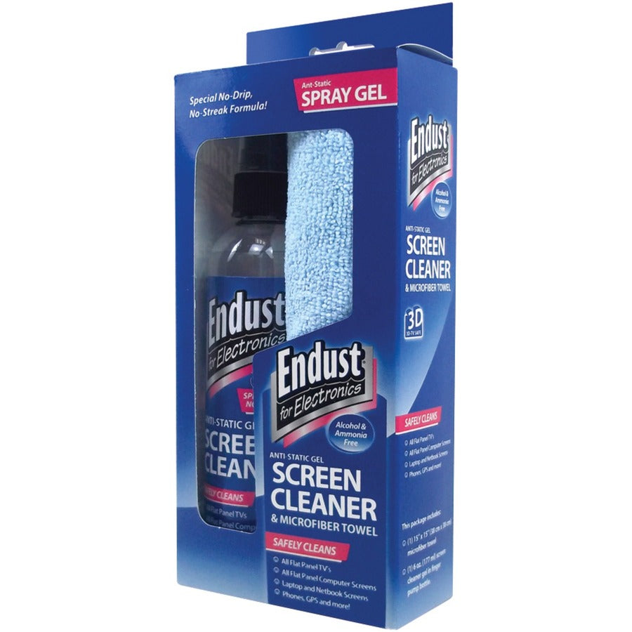 For Display Screen - Streak-free, Ammonia-free, Alcohol-free - 1 Kit