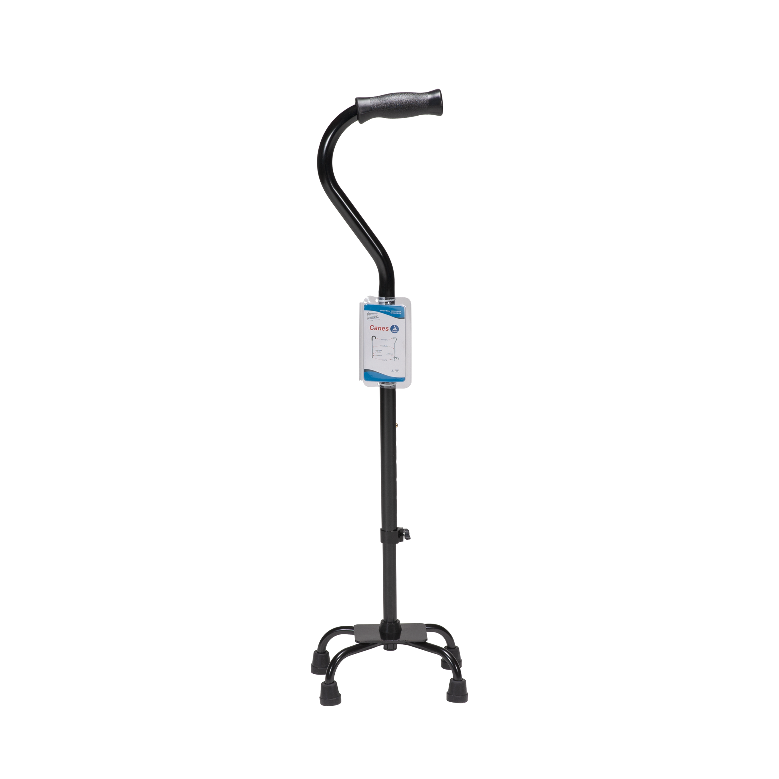 Quad Cane - Small Base, Adult, 1pc/box,4boxes/cs