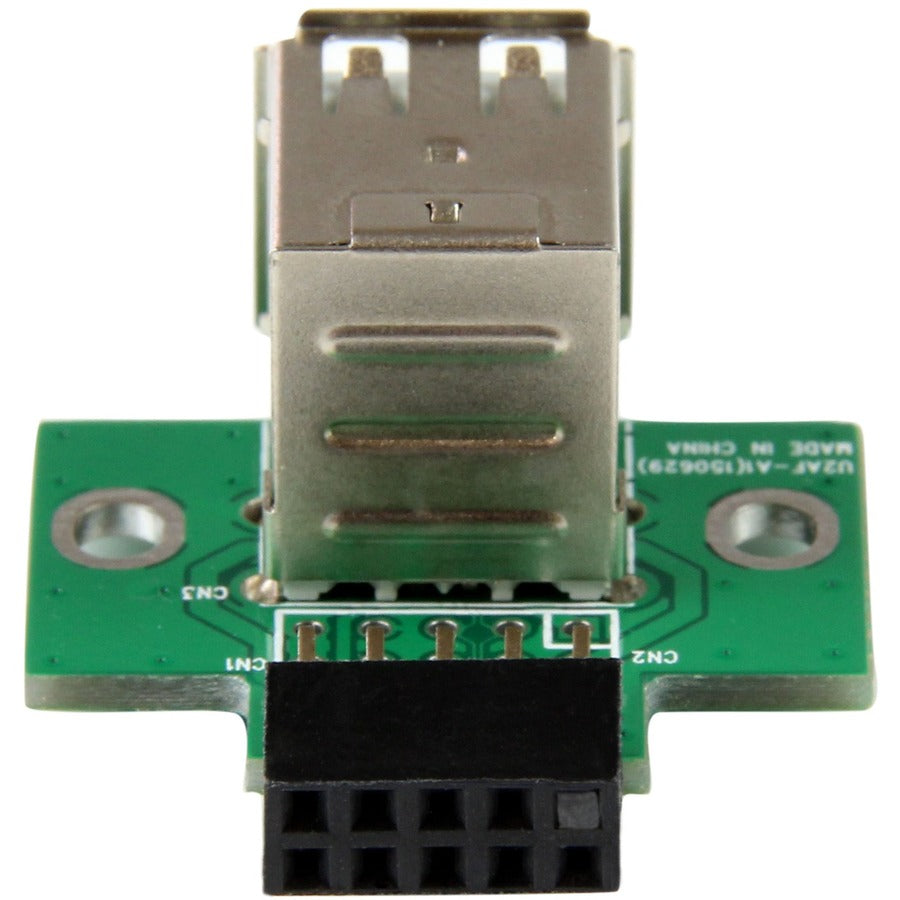 StarTech.com 2 Port USB Motherboard Header Adapter - USB A to USB 10 Pin Header F/F