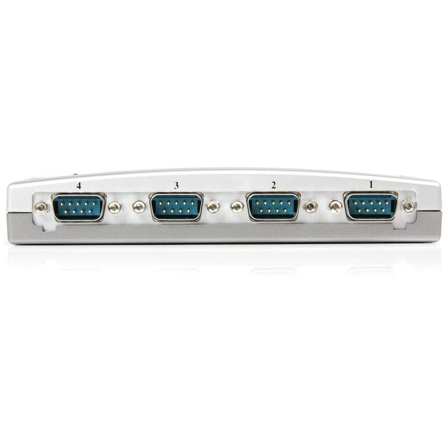 StarTech.com 4 Port USB to RS232 Serial DB9 Adapter Hub
