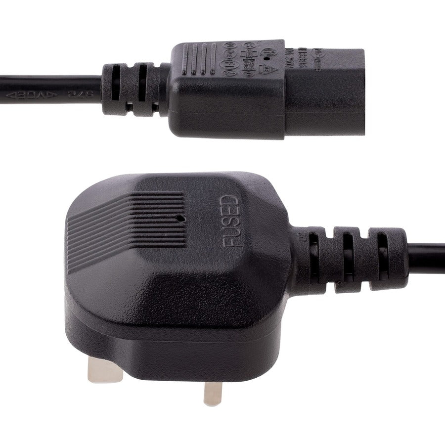 StarTech.com 6 ft Standard UK Computer Power Cord