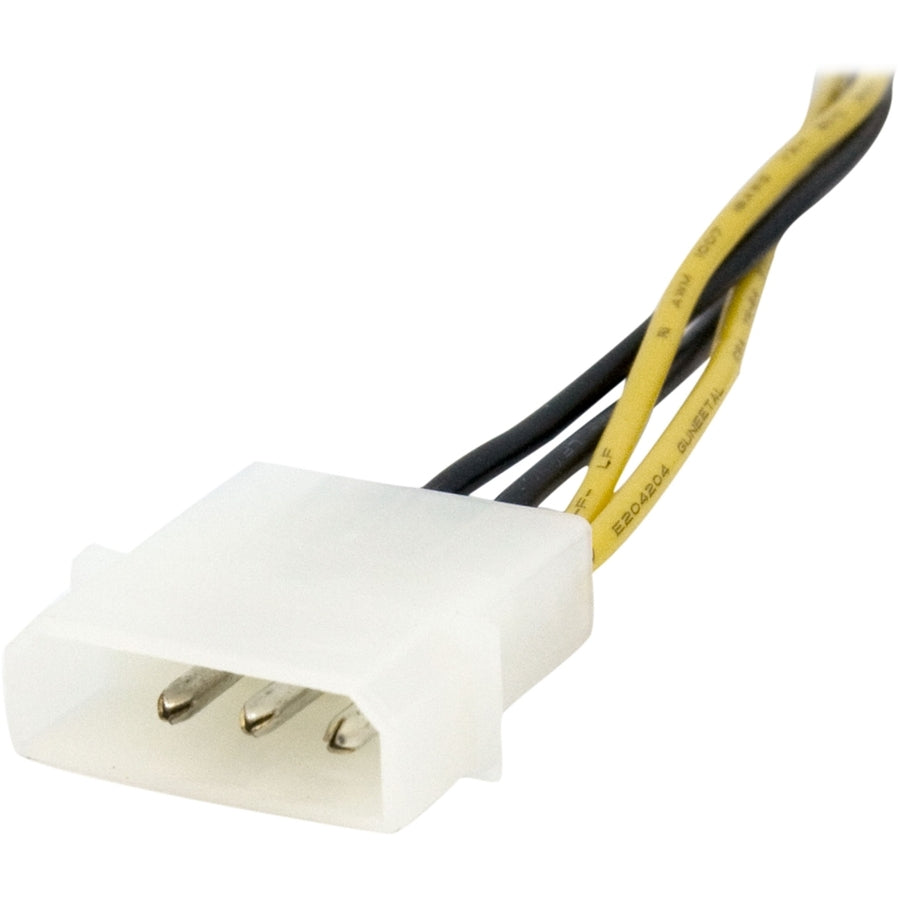 StarTech.com 6in 4 Pin to 8 Pin EPS Power Adapter with LP4 F/M