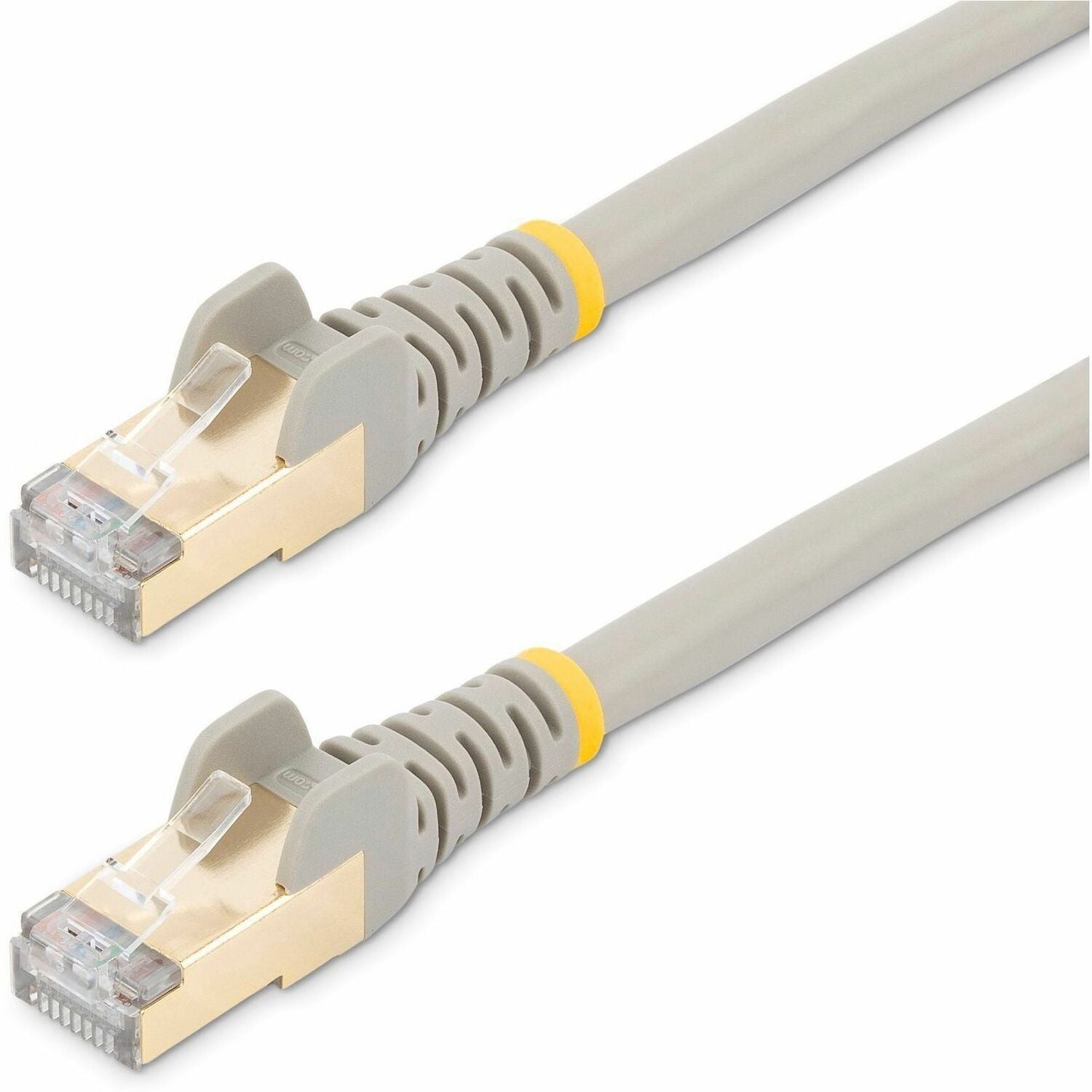 StarTech.com 10 ft Gray Shielded Snagless 10 Gigabit RJ45 STP Cat6a Patch Cable