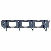 APC by Schneider Electric 2U Horizontal Cable Organizer, Black, 2U Rack Height, Includes Mounting Hardware, 1 Each