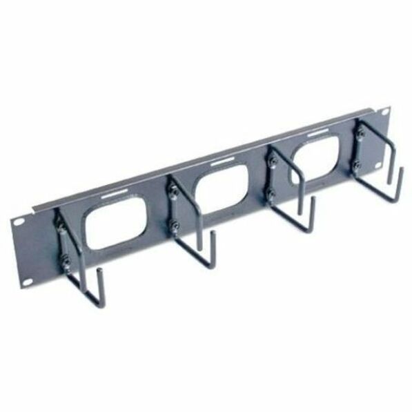 APC by Schneider Electric 2U Horizontal Cable Organizer, Black, 2U Rack Height, Includes Mounting Hardware, 1 Each