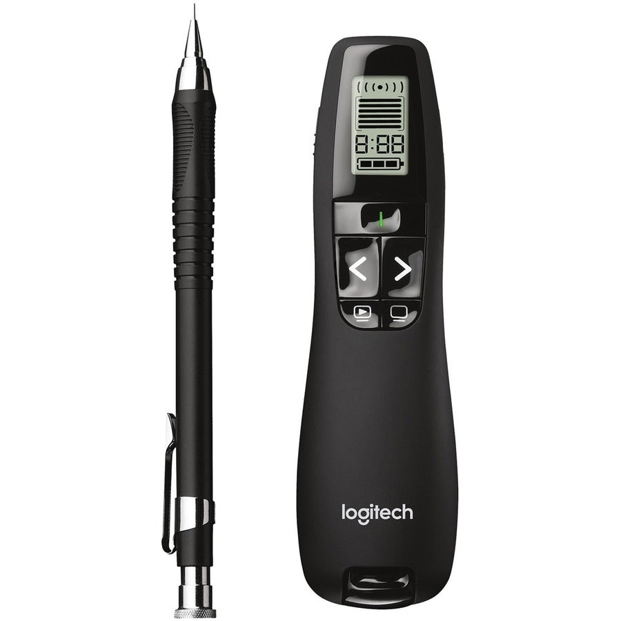 For Visual Presenter LCD - Radio Frequency - 100 ft Operating Distance - BatteryBlack - 1 Each